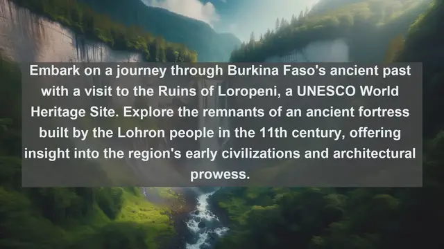 Video thumbnail for Explore the Hidden Treasures of Burkina Faso: Top 10 Must-Visit Destinations