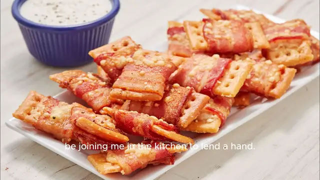 Video thumbnail for BACON CRACKERS RECIPE