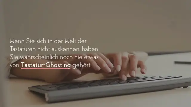 Video thumbnail for Tastatur-Ghosting-Test | Wie man es online behebt