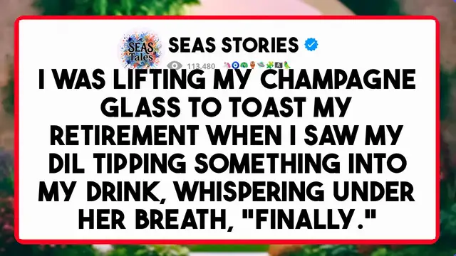 Video thumbnail for I was lifting my champagne glass to toast my retirement when I saw my daughter-in-law Jessica