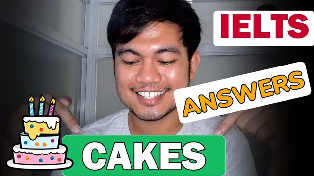 'Video thumbnail for (2024) CAKES Questions and Answers | IELTS SPEAKING PART 1 Recent Questions'