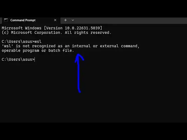 Video thumbnail for How to Fix wsl is not recognized as an internal and external Command Error in Terminal
