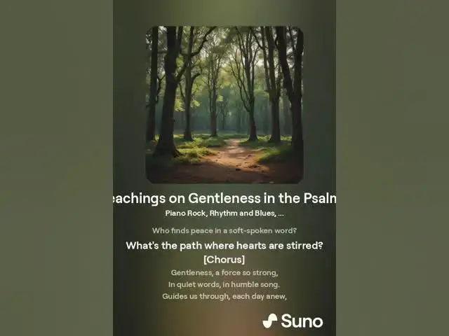 Video thumbnail for Teachings on Gentleness in the Psalms