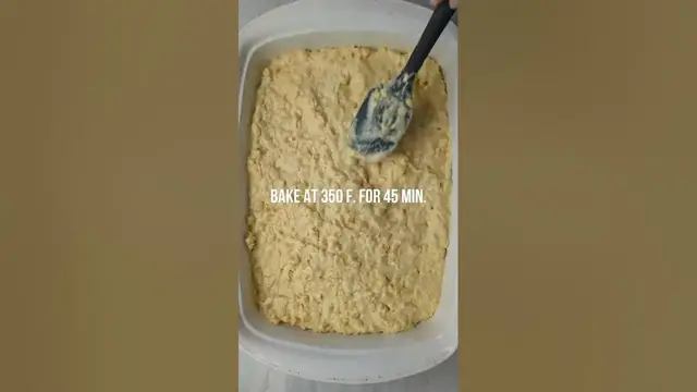 'Video thumbnail for Corn Pudding Casserole (Holiday-Make Ahead Dish) #cooking #recipe #shorts'