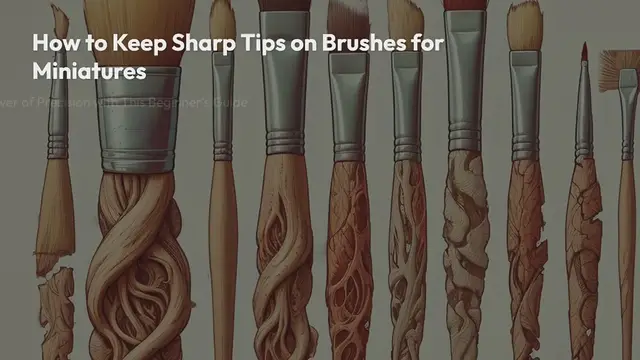 Video thumbnail for How to Keep Sharp Tips on Brushes for Miniatures: Unlock the Power of Precision with This Beginner’s Guide