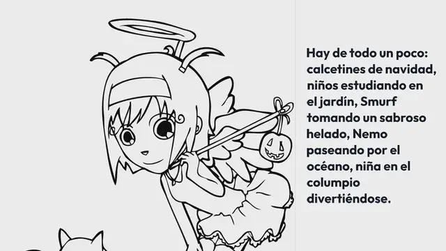 Video thumbnail for Dibujos para pintar y colorear