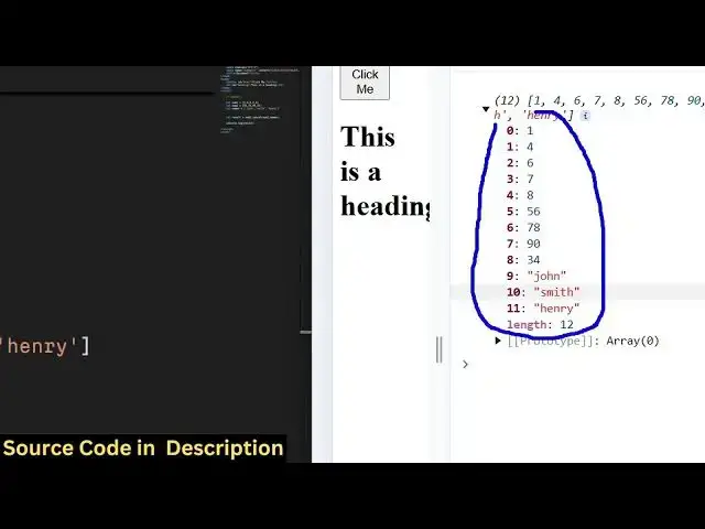 Video thumbnail for Javascript Concat() Method to Join or Concatenate Multiple Arrays Together into One Full Example