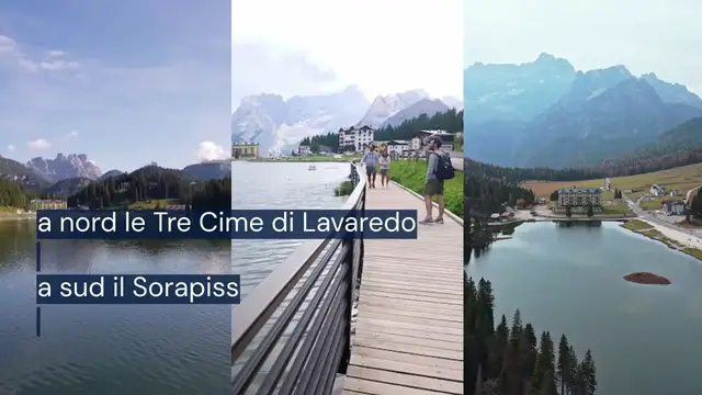 'Video thumbnail for Cosa fare al lago di Misurina, il più grande specchio d'acqua del Cadore'