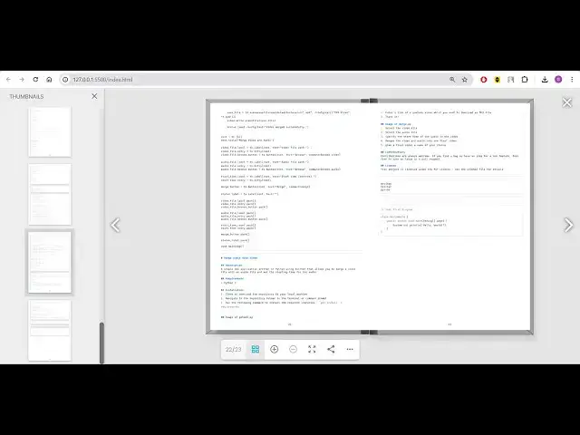 Video thumbnail for Build a 3D Flipbook PDF Renderer & Viewer in Browser Using jsPDF & PDF-LIB  in Javascript