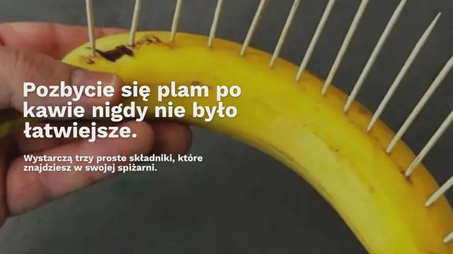 'Video thumbnail for Plamy po kawie na ubraniach, pozbycie się ich jest bardzo proste: wystarczą 3 kuchenne składniki'