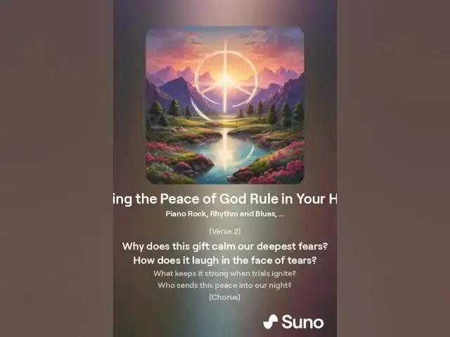 Video thumbnail for Letting the Peace of God Rule in Your Heart
