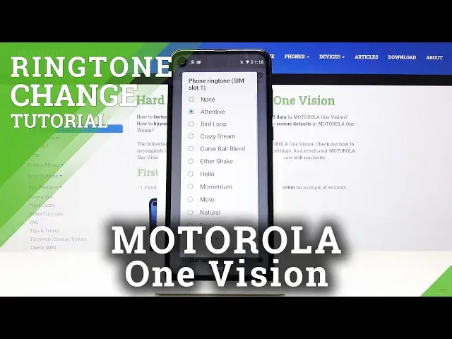'Video thumbnail for How to Chang Ringtone in Motorola One Vision - All Ringtones List'