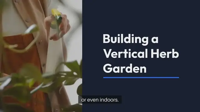Video thumbnail for How to Build a Vertical Herb Garden