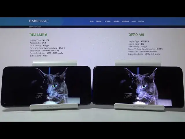 Video thumbnail for Display Comparison REALME 6 vs OPPO A91 – Compare Colors / Brightness