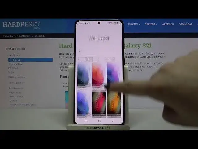 'Video thumbnail for How to Change Wallpaper on SAMSUNG Galaxy S21'