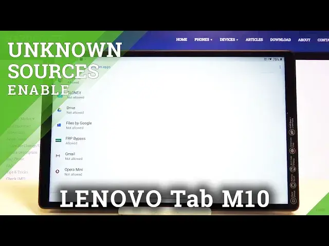 Video thumbnail for How to Allow Unknown Sources in LENOVO Tab M10 – Allow Install Unknown Apps