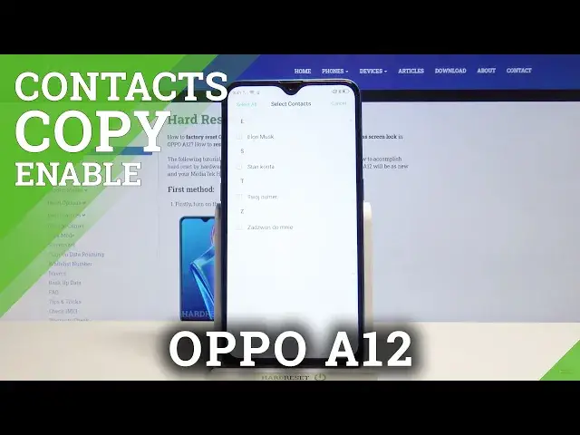 'Video thumbnail for How to Copy Contacts in OPPO A12 – Transfer Saved Numbers'