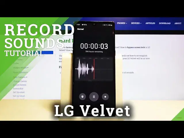 Video thumbnail for How to Record Sounds in LG Velvet – Voice Recorder