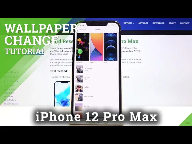 'Video thumbnail for How to Change Wallpaper in iPhone 12 Pro Max – Change Home Screen and Lock Screen Wallpaper'
