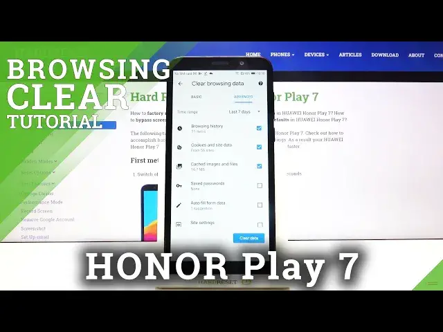 Video thumbnail for How to Clear Browser Data in Honor Play 7 – Delete Cookies and History