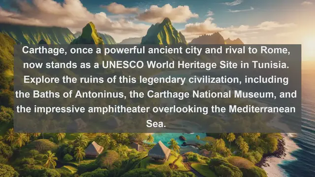 Video thumbnail for Discover the Rich History and Beauty of Tunisia: Top 10 Famous Places to Explore