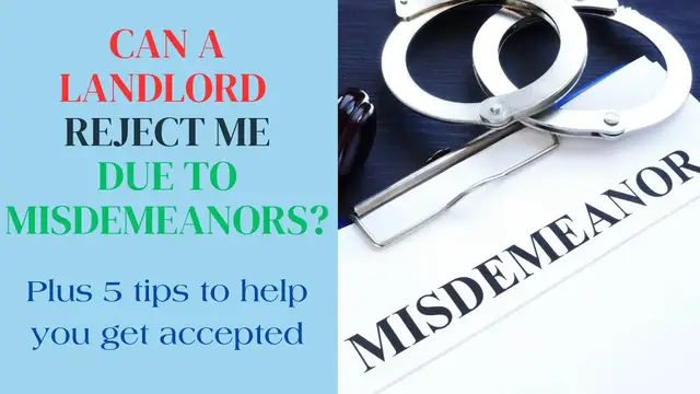 'Video thumbnail for Can a Landlord Reject You Due to Misdemeanors? Plus Tips on How to Maximize You Approval Chances'