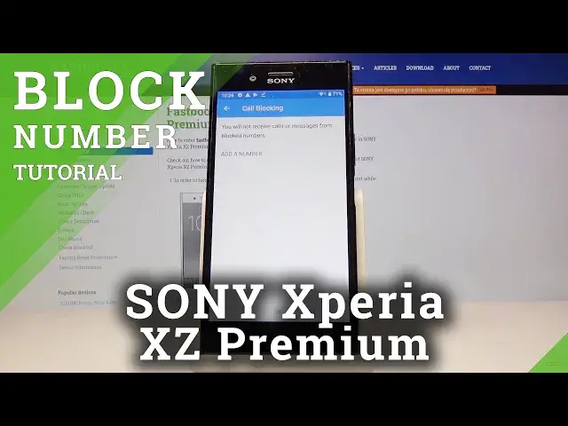 Video thumbnail for How to Block Number in SONY Xperia XZ Premium – Create Blacklist