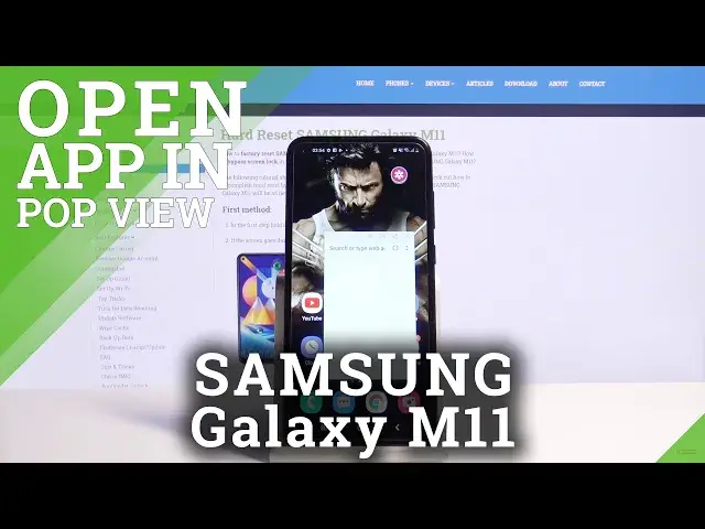 'Video thumbnail for How to Open Apps in Pop Up View in SAMSUNG Galaxy M11 – Split Screen'