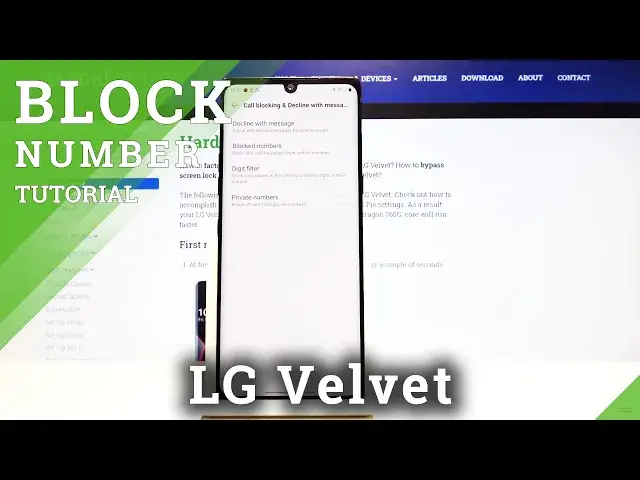 Video thumbnail for How to Block Number in LG Velvet – Block Calls and Messages
