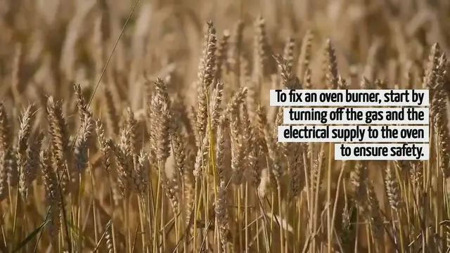 Video thumbnail for How To Fix Oven Burner