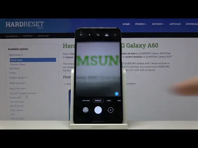 'Video thumbnail for How to Add Watermark to Photos in SAMSUNG Galaxy A60 – Manage Camera Watermark'