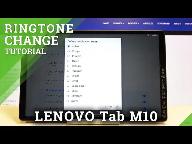 Video thumbnail for How to Change Ringtone in LENOVO Tab M10 – Find Ringtone List
