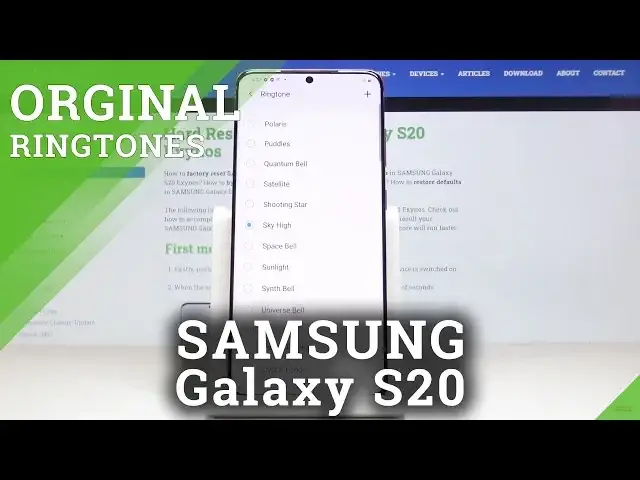'Video thumbnail for How to Find Ringtone List in SAMSUNG Galaxy S20 – Change Ringtone'