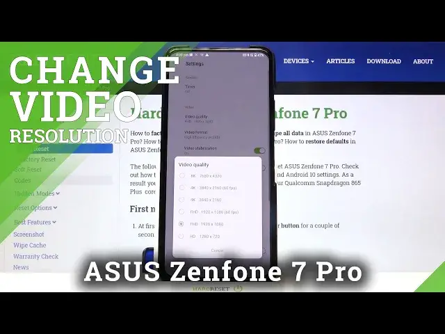 Video thumbnail for How to Change Video Resolution in ASUS Zenfone 7 Pro