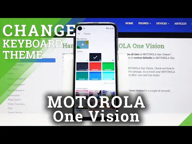 'Video thumbnail for How to Change Keyboard Theme in Motorola One Vision - Personalize Keyboard Layout'
