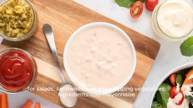 Video thumbnail for Thousand island dressing recipe