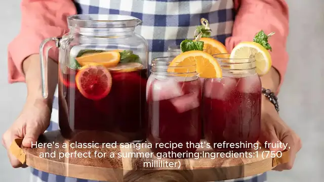 Video thumbnail for Sangria recipe