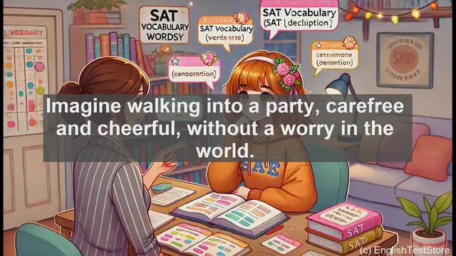 Video thumbnail for 5000 Must Know SAT Vocabulary - Blithe: A Carefree SAT Vocabulary Word