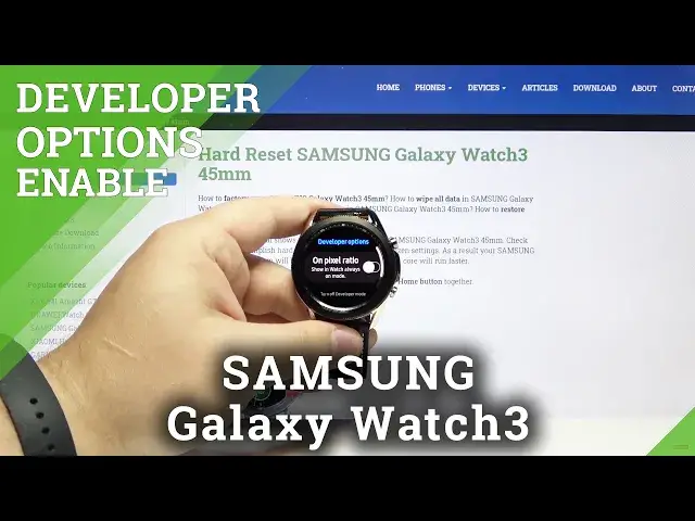 'Video thumbnail for How to Activate Developer Options on SAMSUNG Galaxy Watch3 45 mm – Developer Features'