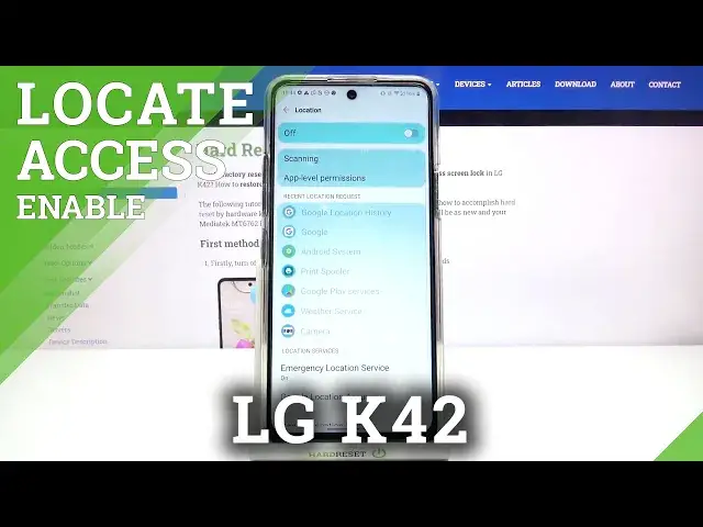 'Video thumbnail for Activate & Disable Location Mode - LG K42'