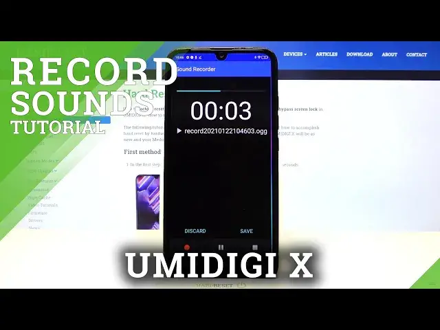 Video thumbnail for How to Record Sounds with Umidigi X – Operate Voice Recorder