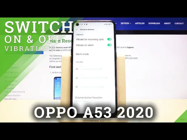 Video thumbnail for How to Change Vibration Settings in OPPO A53 2020 - Open Vibration Settings