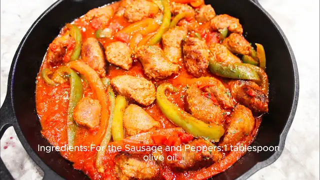 Video thumbnail for Sausage and peppers recipe