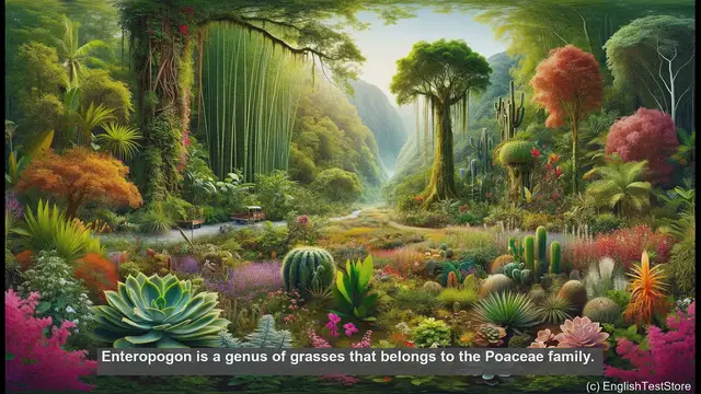 Video thumbnail for Enteropogon in biology - meaning, definition and examples