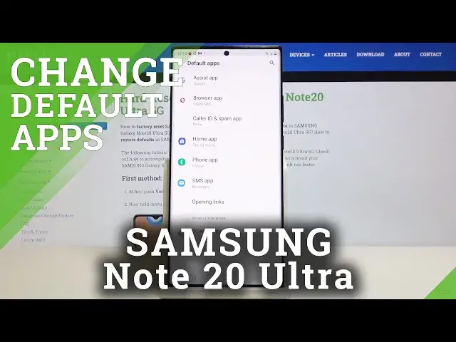 'Video thumbnail for How to Set Up Default Browser in SAMSUNG Galaxy Note 20 Ultra – Find Default App Settings'