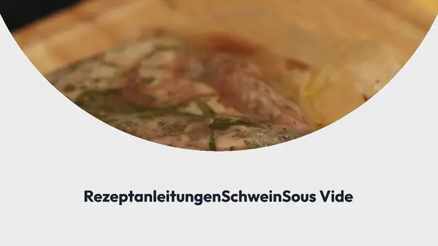 Video thumbnail for SCHWEINEFILET SOUS VIDE