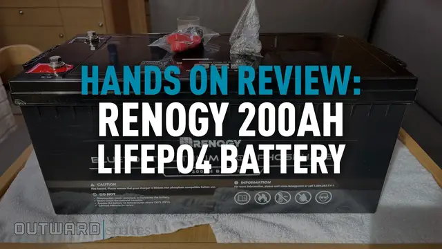 'Video thumbnail for Renogy Lithium Battery Review: Hands-On The 200Ah LiFePO4'