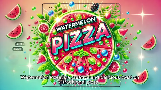 Video thumbnail for Watermelon Pizza