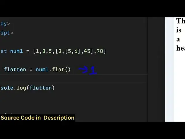 Video thumbnail for JavaScript flat() vs flatMap() Master Array Flattening with Real Examples