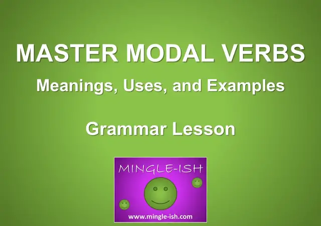 Video thumbnail for Master Modal Verbs: Meanings, Uses, and Examples